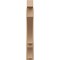 Ekena Millwork 6-in W x 34-in D x 42-in H Balboa Block Rough Cedar Woodgrain TimberThane Outlooker, Primed Tan OUTUR060X34X42BOA44RCPR - alternate 2